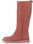 Pembe Deri Kadın Düz Çizme 01WV9705 01WV9705 3