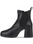 Siyah Deri Kadın Topuklu Bot 01WV8100 01WV8100 3