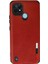 Realme C21 Kılıf Loop Deri Silikon - Kırmızı 1