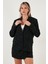 Taşlı Regular Fit Broş Detaylı Ceket-Şort Etek Takım Bayan Takım 6839618 2