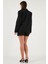 Taşlı Regular Fit Broş Detaylı Ceket-Şort Etek Takım Bayan Takım 6839618 7