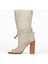 Bej File-Deri Kadın Topuklu Bot 30WB154 30WB154 3