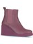 Mor Deri Kadın Dolgu Topuklu Bot 01WZ8302 01WZ8302 2