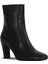 Siyah Deri Kadın Topuklu Bot 39WB2998 39WB2998 2