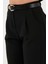 Regular Fit Yüksek Bel Düz Paça Kemerli Pantolon Bayan Pantolon 68350938 5