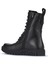 Siyah Deri Kadın Düz Bot 01WZ5208 01WZ5208 4