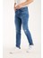 Erkek Slim Fit Esnek Kumaş, %98 Pamuklu Dar Kalıp Jean 5
