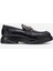 Erkek Tokalı Loafer Ayakkabı Gerçek Deri Mc 22495 Siyah 1