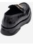 Erkek Tokalı Loafer Ayakkabı Gerçek Deri Mc 22495 Siyah 4