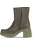 Haki Deri Kadın Topuklu Bot 01WZ7000 01WZ7000 3