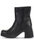 Siyah Deri Kadın Topuklu Bot 01WZ7000 01WZ7000 3