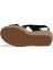 Siyah Süet Kadın Dolgu Topuklu Sandalet 14WS72503 14WS72503 5