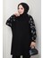 Leopar Simli Kol Desenli Pantolonlu Tunik Takım 6