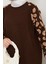Leopar Simli Kol Desenli Pantolonlu Tunik Takım 7