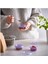 Pruta Plastik Saklama Kabı Seti Lila 70 ml 3 Parça 2