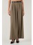 Pileli Wide Leg Yüksek Bel Geniş Paça Kemerli Palazzo Pantolon Bayan Pantolon 68351070 5