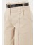 Pamuklu Relaxed Fit Geniş Paça Dikiş Detaylı Kemerli Pantolon Bayan Pantolon 68351208 5
