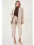 Regular Fit Ceket Yaka Düğmeli Blazer Ceket Bayan Ceket 6839562 2