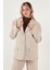 Regular Fit Ceket Yaka Düğmeli Blazer Ceket Bayan Ceket 6839562 5