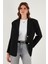 Regular Fit Ceket Yaka Düğmeli Blazer Ceket Bayan Ceket 6839562 3