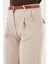Regular Fit Yüksek Bel Düz Paça Kemerli Pantolon Bayan Pantolon 68350938 5