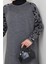 Leopar Simli Kol Desenli Pantolonlu Tunik Takım 7
