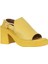 Sarı Deri Kadın Topuklu Sandalet 01WY12700 01WY12700 3