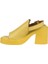 Sarı Deri Kadın Topuklu Sandalet 01WY12700 01WY12700 4