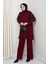 Leopar Simli Kol Desenli Pantolonlu Tunik Takım 2