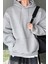Erkek Sweatshirt Kanguru Cepli Içi Polarlı 3 Iplik Kapüşonlu Oversize sweatshirt Kanguru-Sweatshırt 1