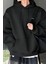 Erkek Sweatshirt Kanguru Cepli Içi Polarlı 3 Iplik Kapüşonlu Oversize sweatshirt Kanguru-Sweatshırt 1