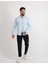 Modern Slim Fit Casual Likralı Pamuklu Armürlü Erkek Gömlek 1