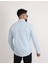 Modern Slim Fit Casual Likralı Pamuklu Armürlü Erkek Gömlek 5