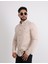 Modern Slim Fit Casual Likralı Pamuklu Armürlü Erkek Gömlek 2