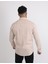 Modern Slim Fit Casual Likralı Pamuklu Armürlü Erkek Gömlek 5