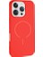 iPhone 11 Magsafe Özellikli Içi Kadife Yumuşak Aqua Silikon Kılıf Red 2