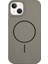 iPhone 11 Magsafe Özellikli Ip Askı Aparatlı Şeffaf Toms Silikon Kılıf Grey 1