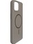 iPhone 11 Magsafe Özellikli Ip Askı Aparatlı Şeffaf Toms Silikon Kılıf Grey 2