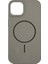 iPhone 11 Magsafe Özellikli Ip Askı Aparatlı Şeffaf Toms Silikon Kılıf Grey 3