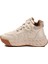 Bej Içi Kürklü Bağcıklı Kadın Hi Sneaker 2