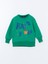 Yeni Sezon Bisiklet Yaka Baskılı Erkek Çocuk Sweatshirt 1