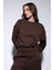 Kahve Basic Kadın Sweatshirt 4