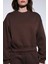 Kahve Basic Kadın Sweatshirt 5