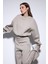 Açık Vizon Basic Kadın Sweatshirt 4