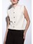 Ekru Dokulu Kadın Triko Yelek 4