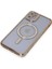 iPhone 11 Kılıf Joke Simli Magneticsafe Kılıf - Gold 3