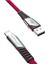 DC17 Lightning Kablo iphone Uyumlu 1m 2.4A - Kırmızı 1
