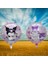 Folyo Balon Kuromi Temalı Mor Çift Yüzlü 45 cm Perti Folyo Balon 2