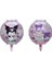 Folyo Balon Kuromi Temalı Mor Çift Yüzlü 45 cm Perti Folyo Balon 4