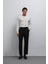 Siyah Tapered Fit Erkek Pantolon 3